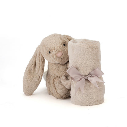 Jellycat Soft Toy - Bashful Beige Bunny Soother (17cm Tall)