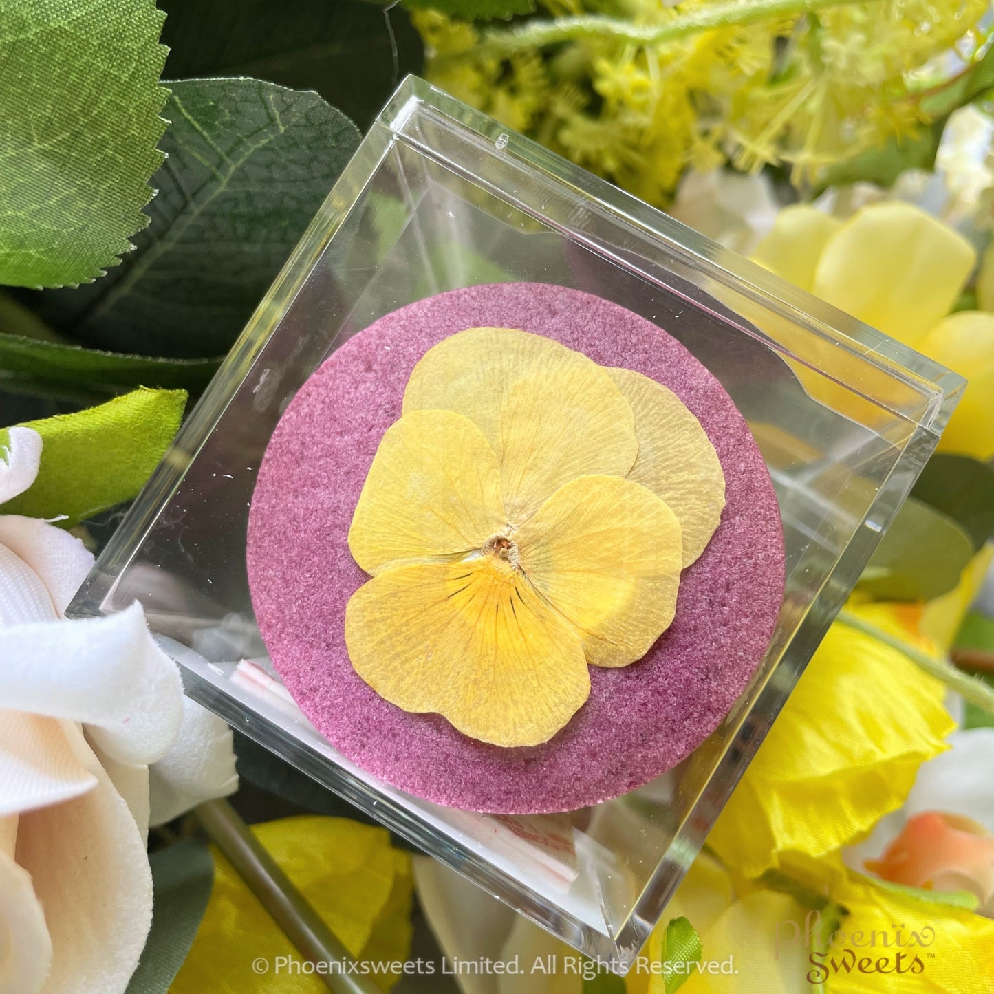 Cookie Gift Box (Selected Homemade Cookie (Plastic Box Pack) / Japanese Dried Flower)