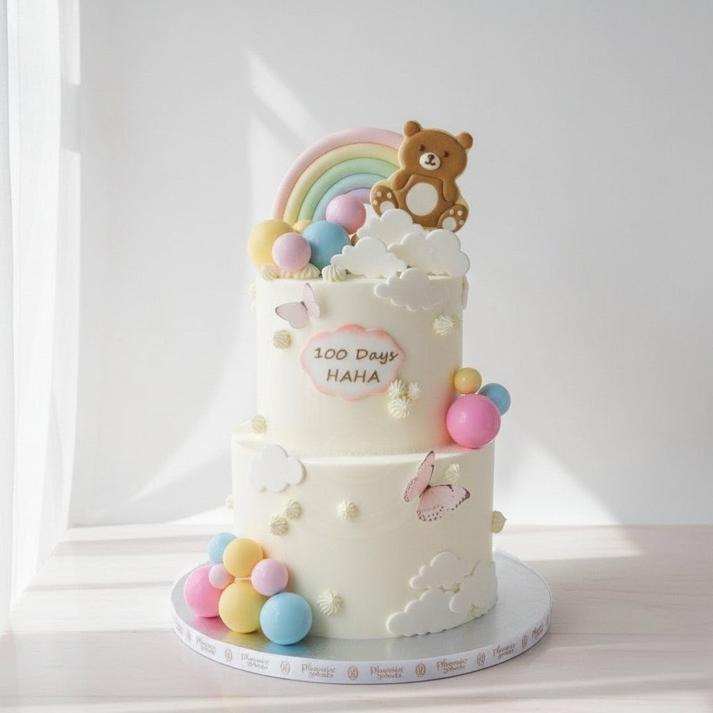 Butter Cream Cake - Fairy Animal (2 tiers)