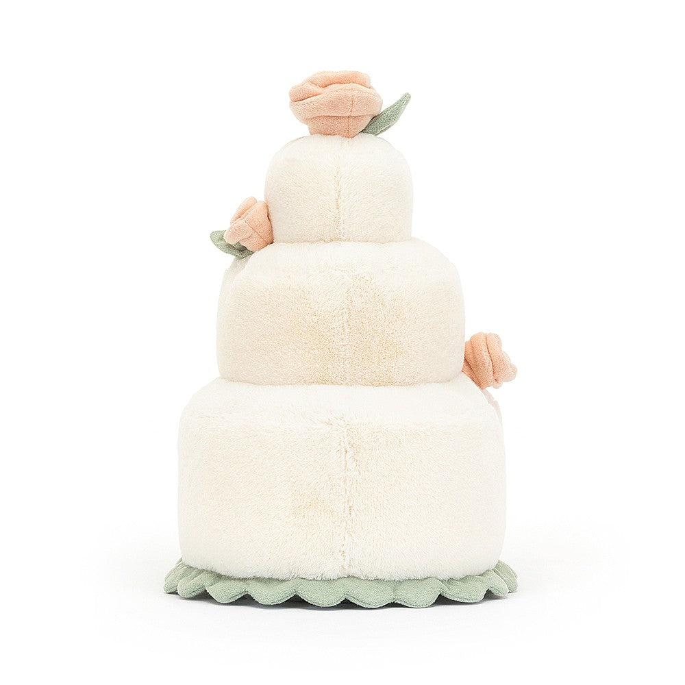 Jellycat Soft Toy - Amuseable Wedding Cake (28cm tall)