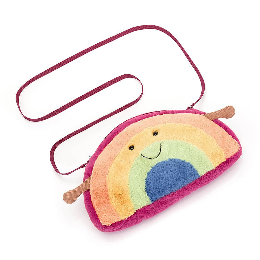 Jellycat Soft Toy - Amuseable Rainbow Bag (13cm tall)