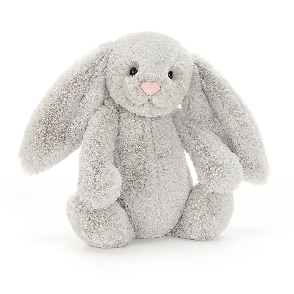 Jellycat Soft Toy - Bashful Silver Bunny Medium (31cm tall)