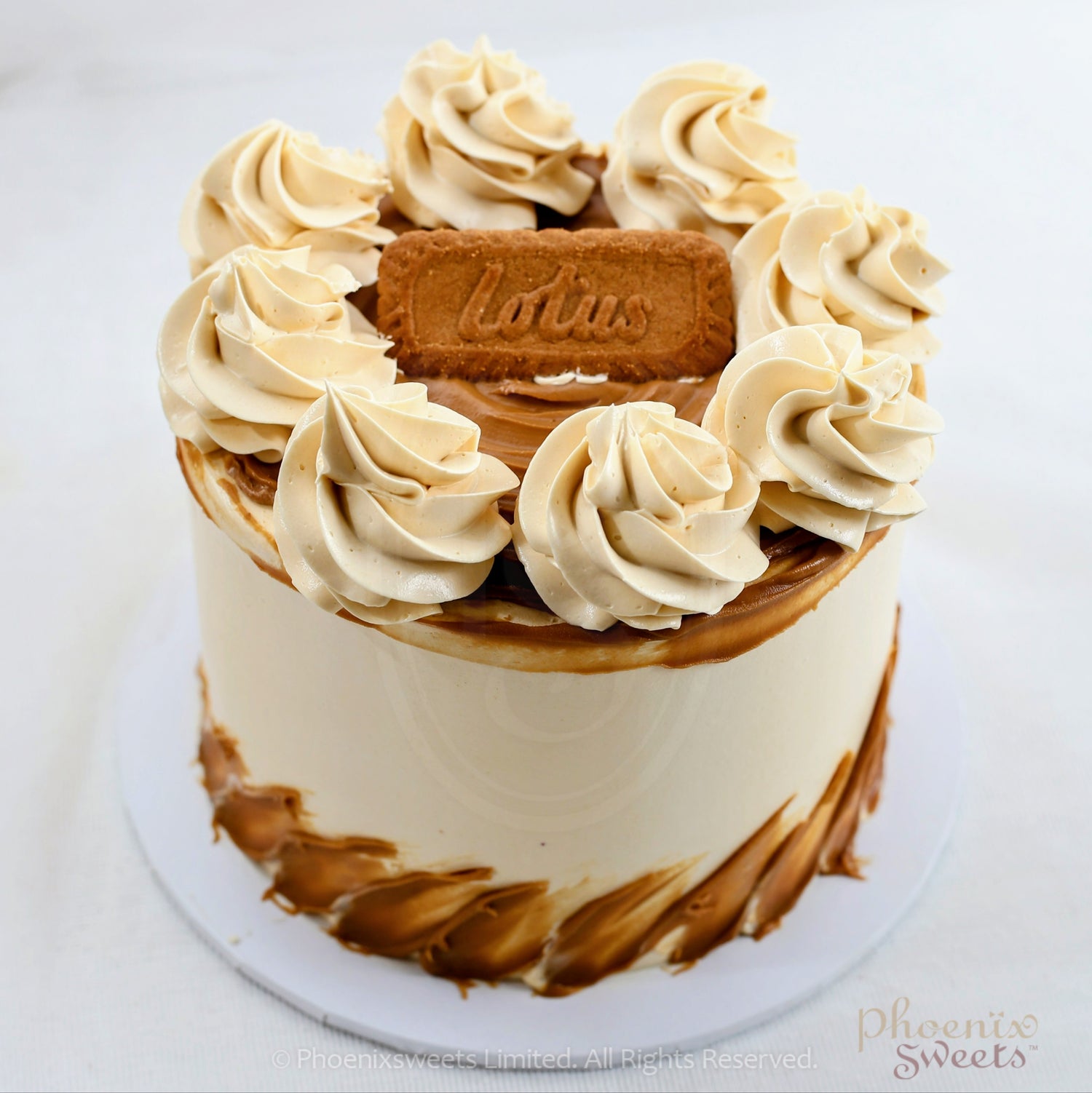 Butter Cream Cake - Lotus Biscoff