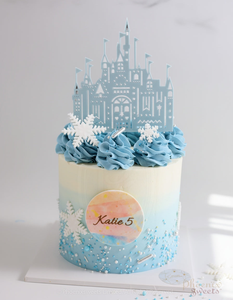 Themed Party Combo - Frozen Cake and Cupcake (6pc)