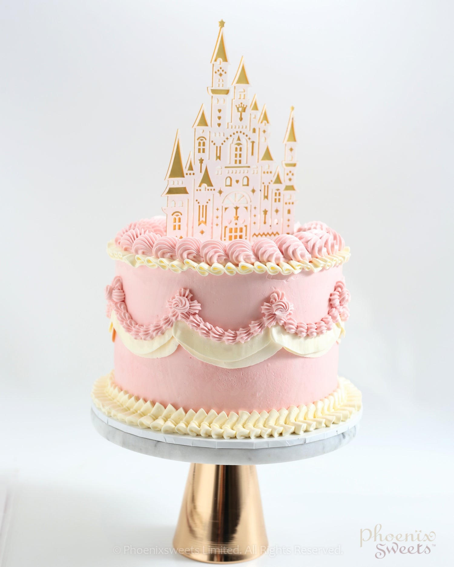 Butter Cream Cake - Princess Theme Cake - Aurora