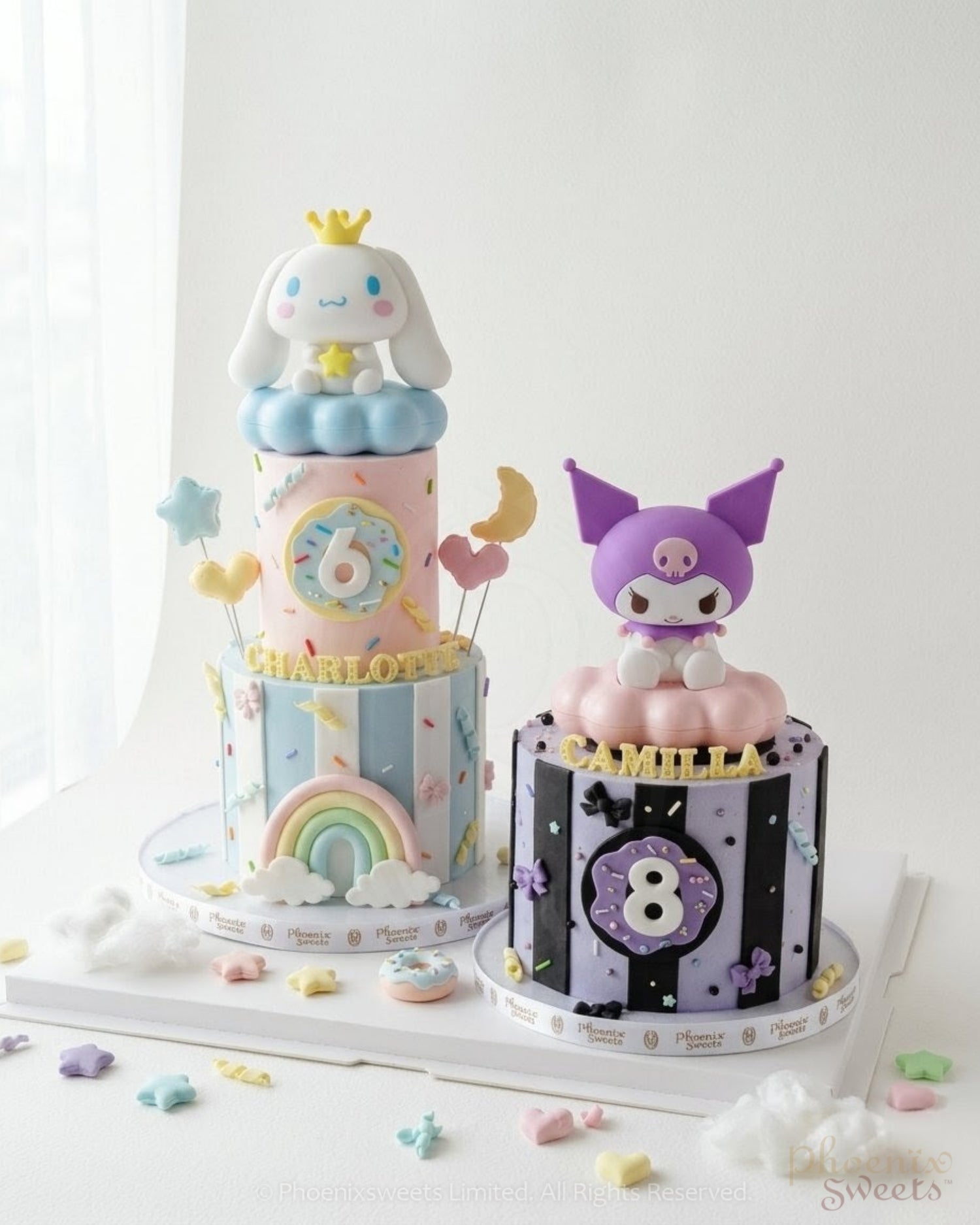 Butter Cream Cake - Character Theme Cake (2 tiers) - Kuromi