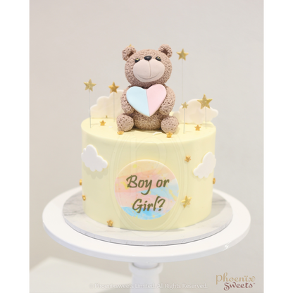 Butter Cream Cake - Cuddly Bear