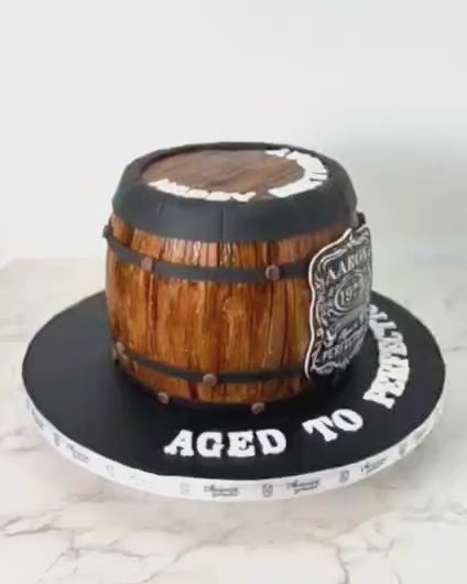 Fondant Cake - Barrel of Sweetness