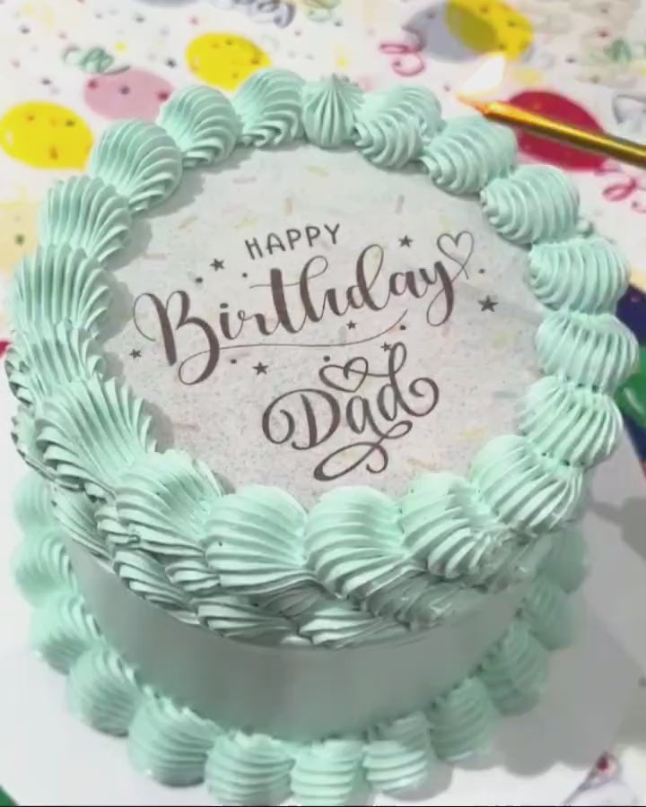 Butter Cream Cake - Burn Away Cake