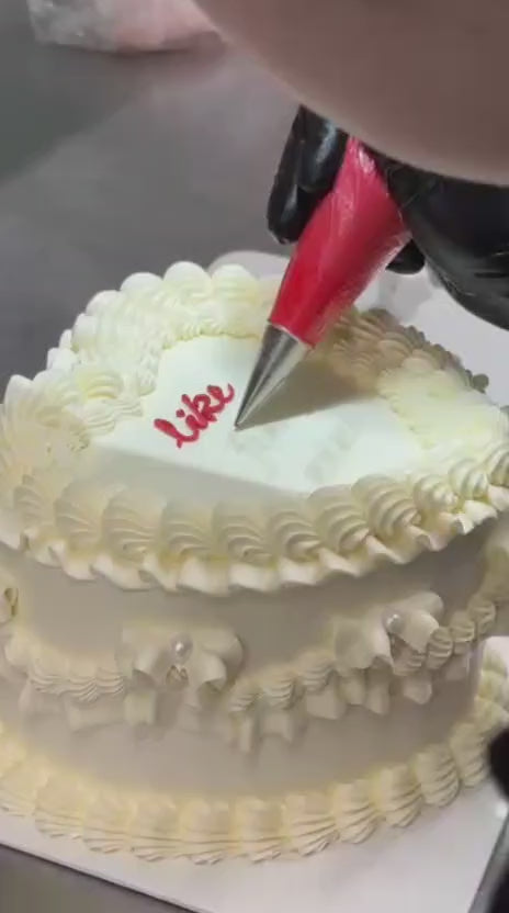 牛油忌廉蛋糕 - Lambeth Piping Cake (2層版)