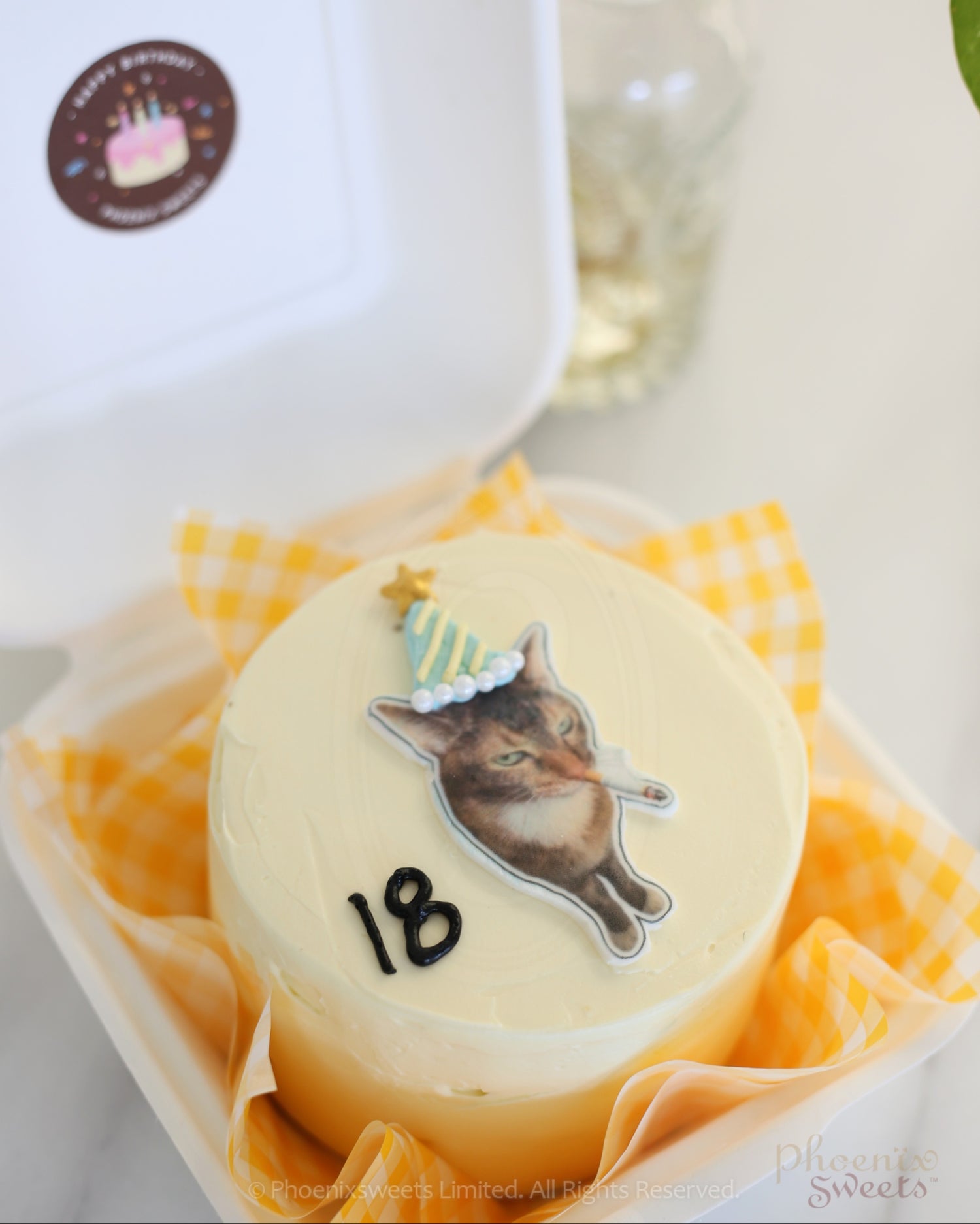 Petite Mini Butter Cream Cake - Petite Photo Cake