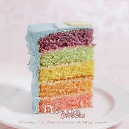 Water Colour Peony Cake for Kid's Birthday and Baby Shower 立體 生日蛋糕 3D Cake Rainbow