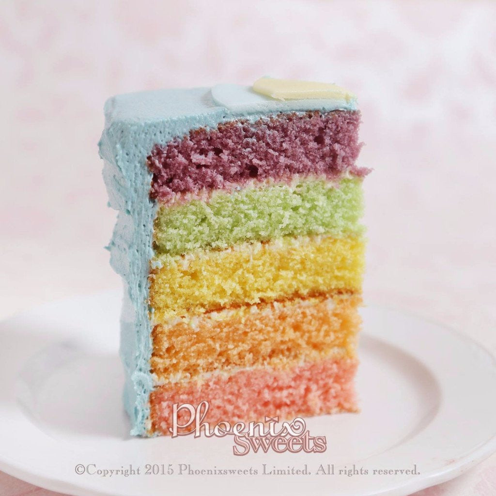 Sugar Peony Cake for Kid's Birthday and Baby Shower 立體 生日蛋糕 3D Cake Rainbow