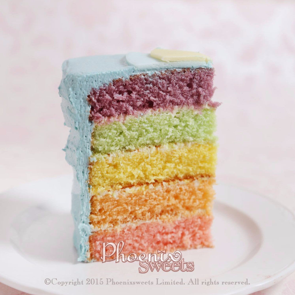French Fantasy Birthday Cake for Kid's Birthday and Baby Shower 立體 生日蛋糕 3D Cake Rainbow