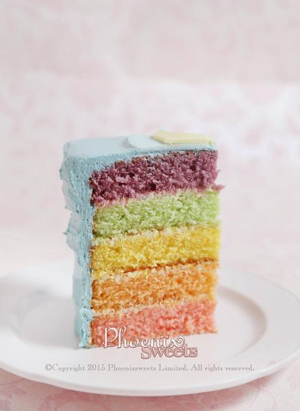 牛油忌廉蛋糕 - Rainbow Cake