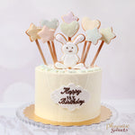 Cute Little Animal Birthday Cake for Kid's Birthday and Baby Shower 立體 生日蛋糕 3D Cake 