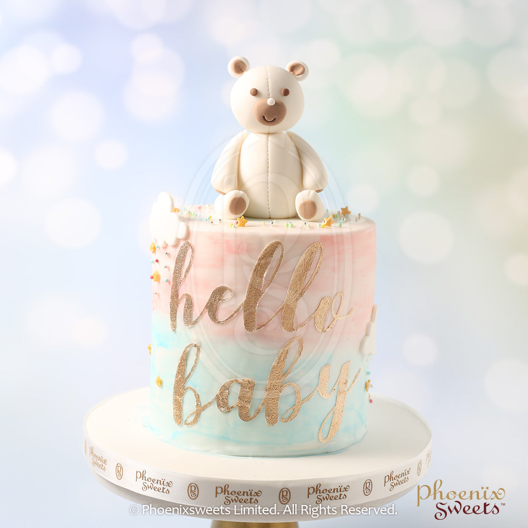 翻糖蛋糕 - Hello Baby Cake
