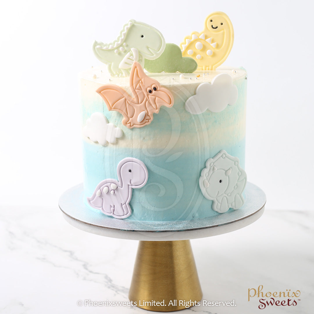 牛油忌廉蛋糕 - Cute Dinosaur Cake