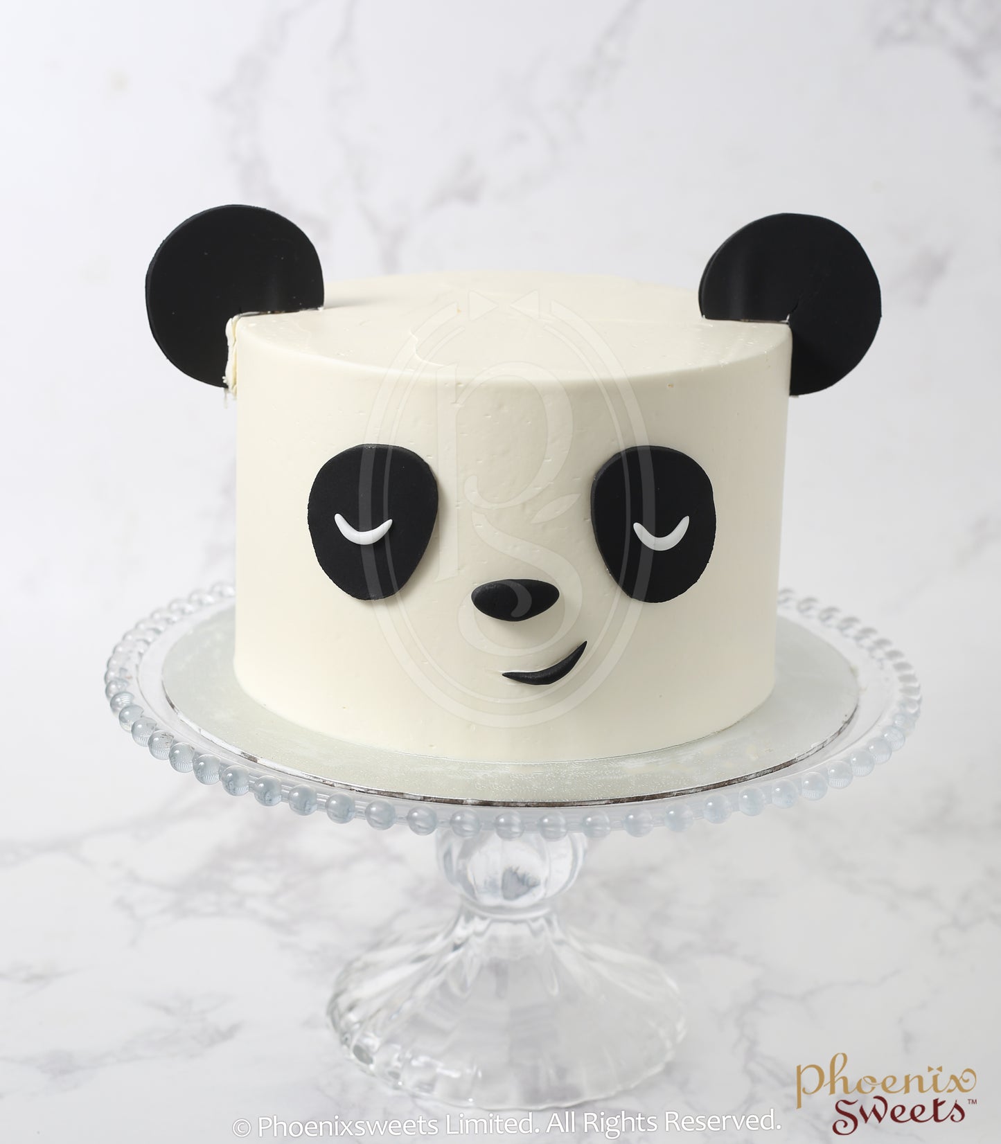 Butter Cream Cake - Baby Panda