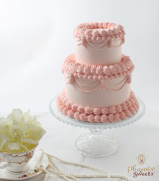 Butter Cream Cake - Vintage (2 tiers)