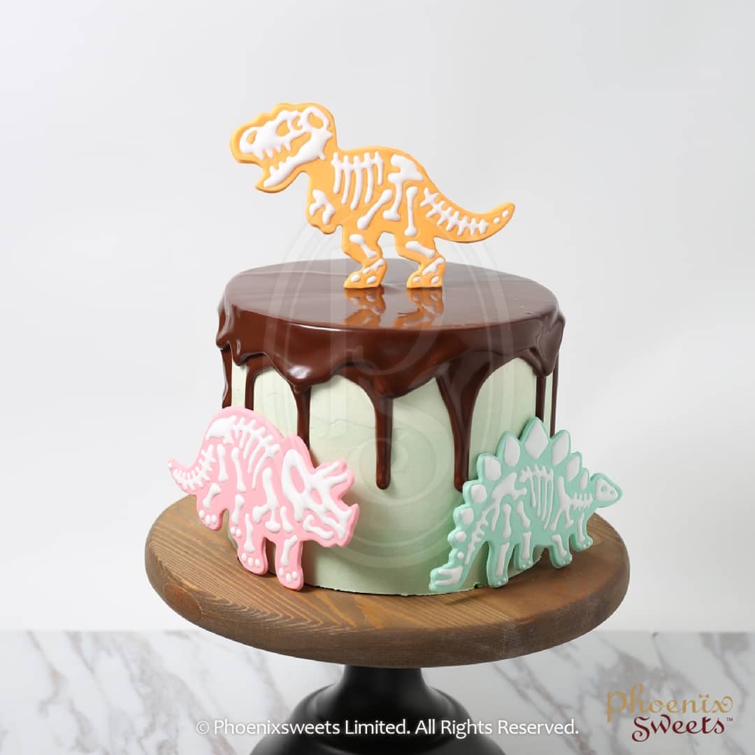 牛油忌廉蛋糕 - Dinosaur Cake