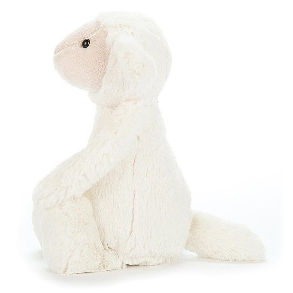Jellycat Soft Toy - Bashful Lamb (18cm tall)
