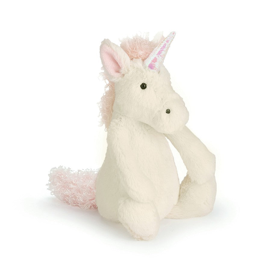 Jellycat Soft Toy - Bashful Unicorn Small (18cm tall)