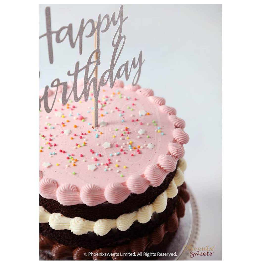 Phoenix Sweets Chocolate Raw Birthday Cake for Kid's Birthday and Baby Shower 立體 生日蛋糕 3D Cake 