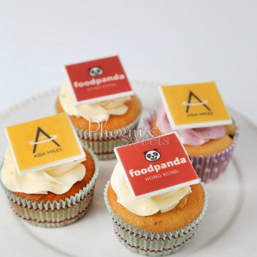 Phoenix Sweets - Sugar Print Logo Cupcake for Corporate Events