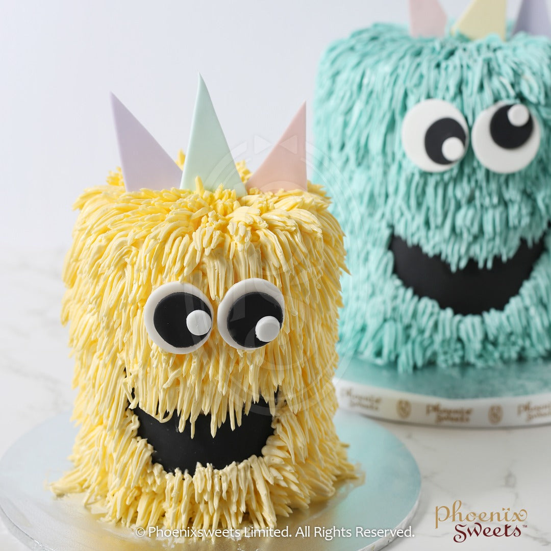 主題派對組合 - Happy Monster蛋糕加杯子蛋糕塔