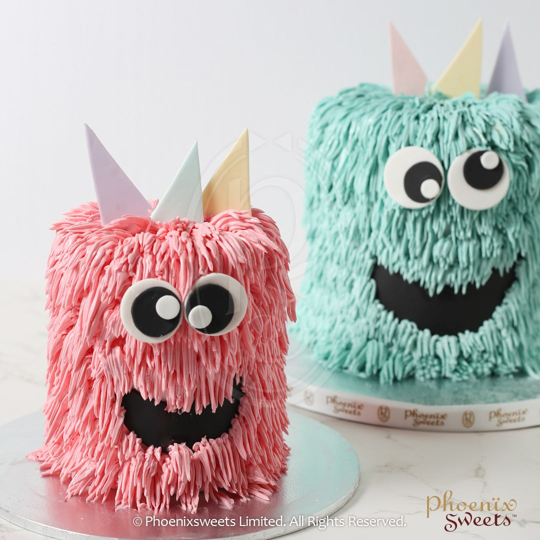 主題派對組合 - Happy Monster蛋糕加杯子蛋糕塔