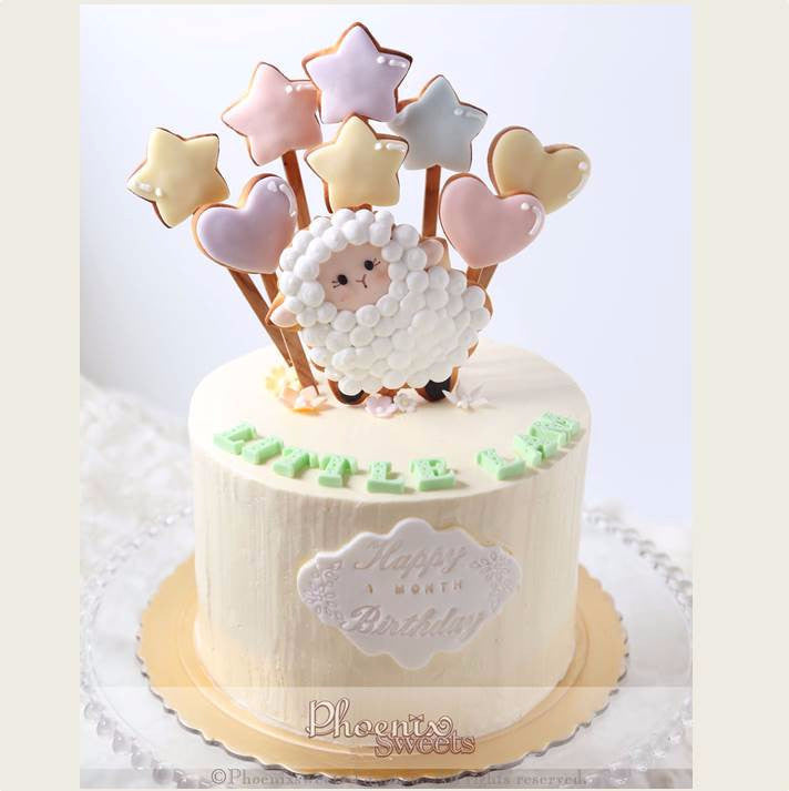 Cute Little Animal Birthday Cake for Kid's Birthday and Baby Shower 立體 生日蛋糕 3D Cake 