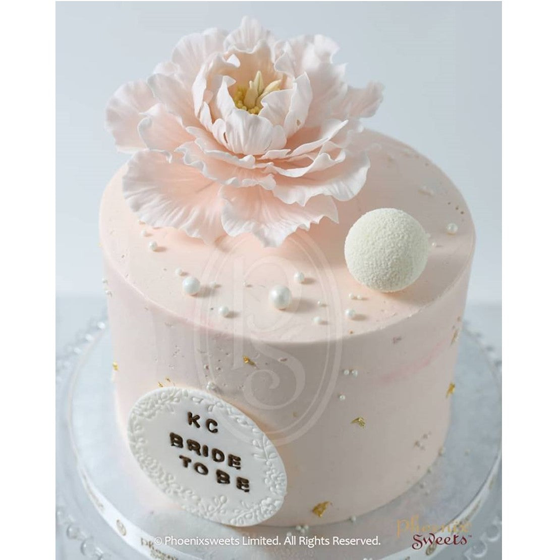 Phoenix Sweets Hong Kong Sugar Peony Cake Handcraft 香港手作糖牡丹生日蛋糕