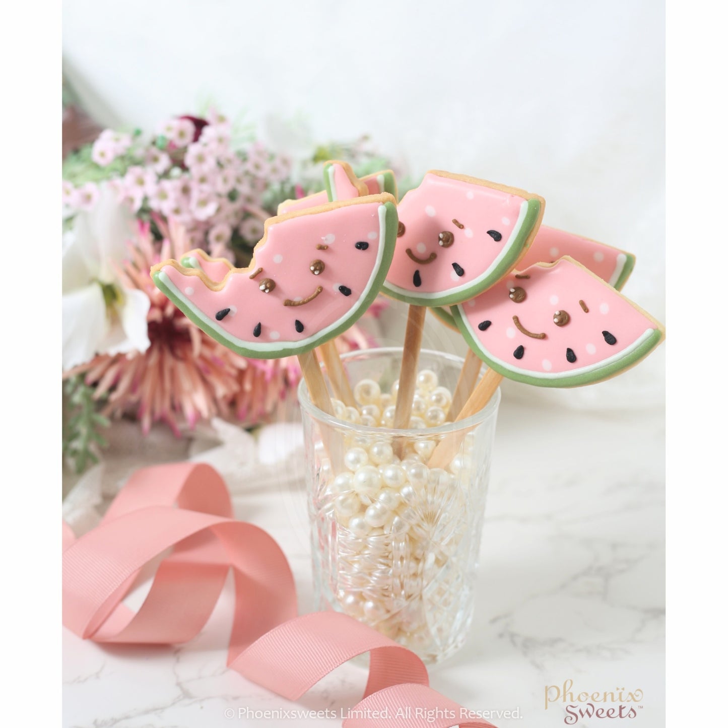 Cookie - 'Watermelon' on a Stick