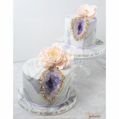 翻糖蛋糕 - Amethyst (紫水晶) 蛋糕