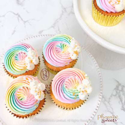 Rainbow Cupcake Set