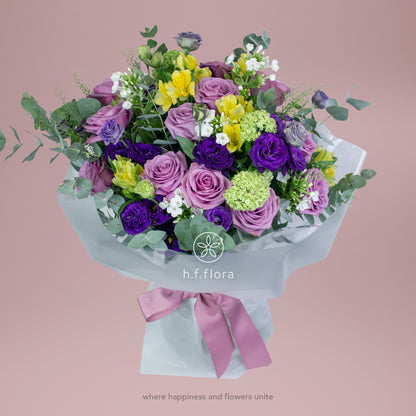 [h.f.flora x Phoenix Sweets] Bouquet & Cake Combo $2680 set